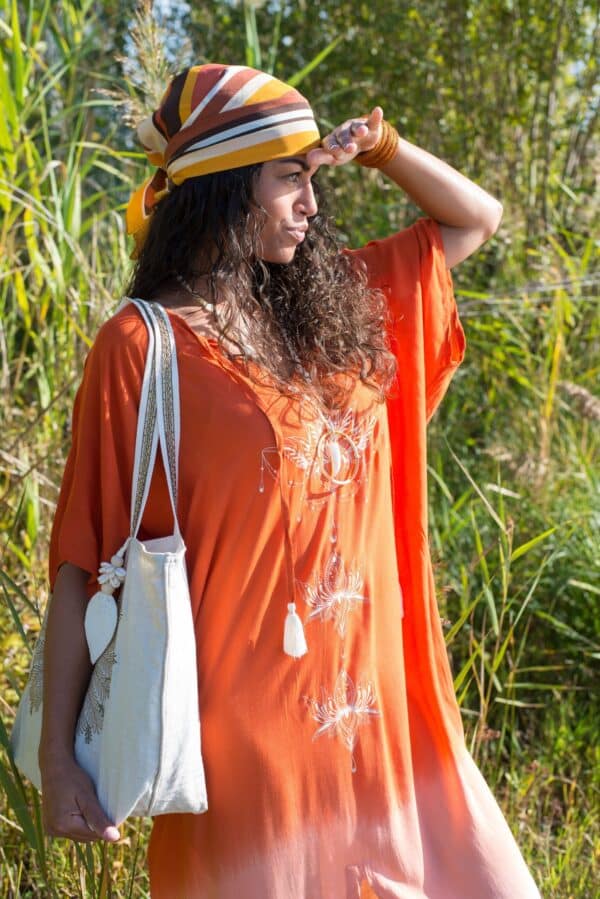 Caftan Stella orange