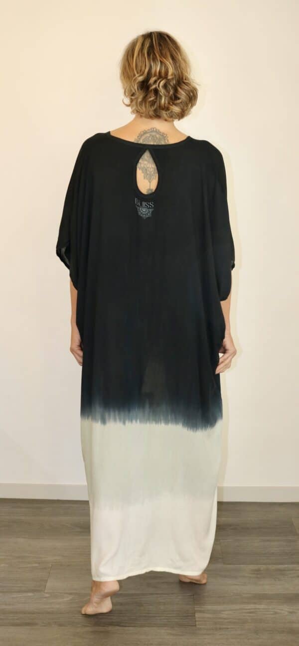 Caftan Stella blue black/beige - Image 2